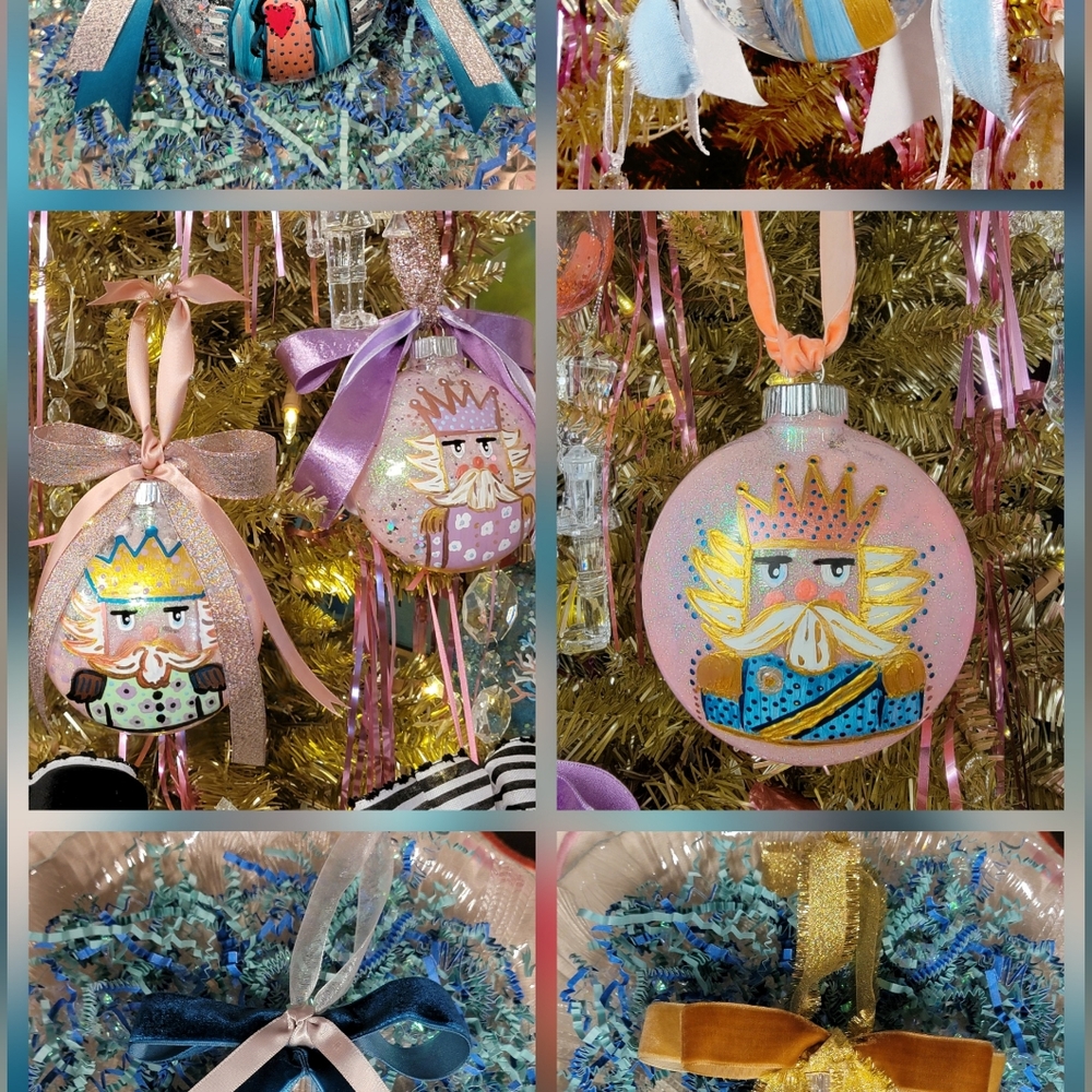Nutcracker Holiday Ornaments HANDPAINTED